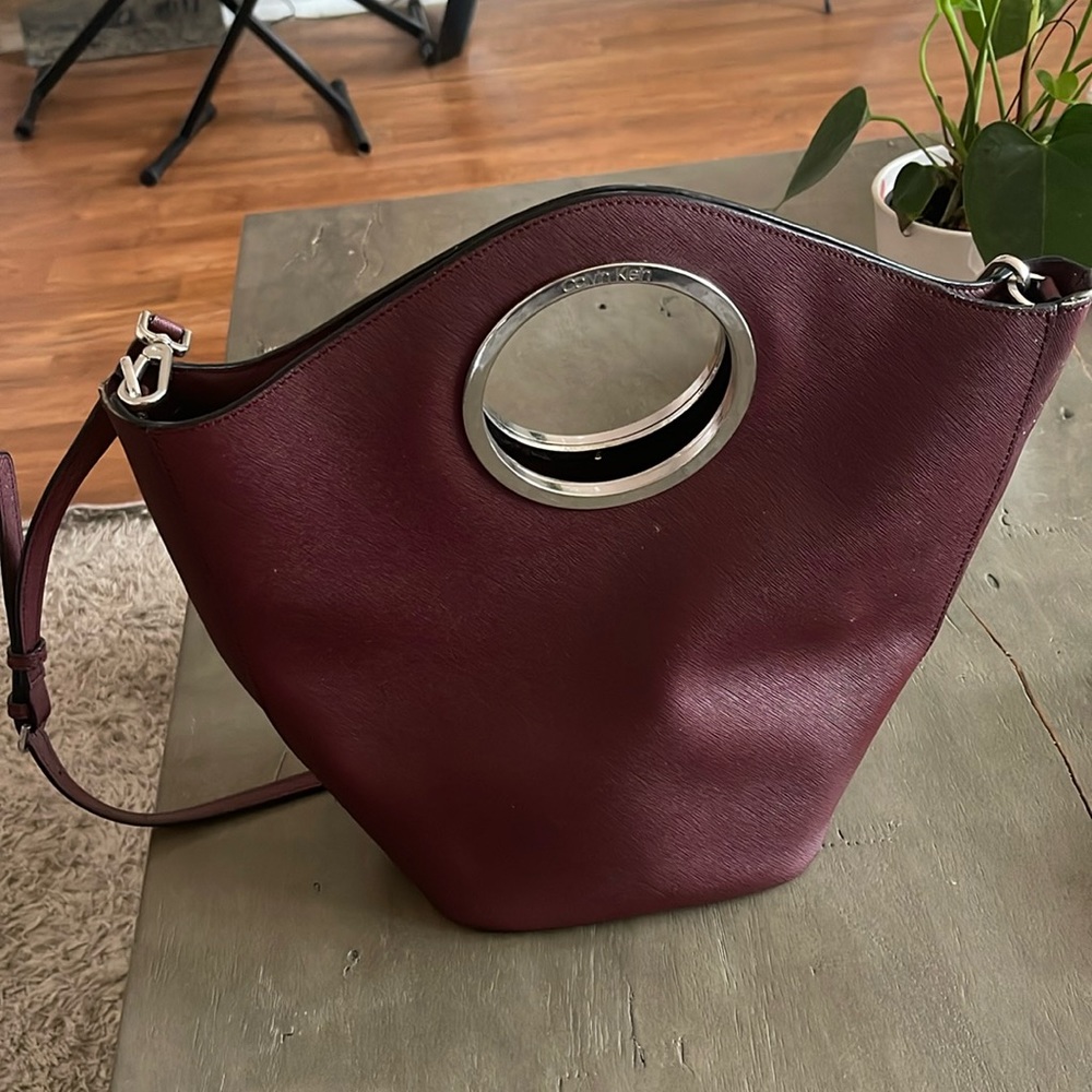 Burgundy Calvin Klein Purse